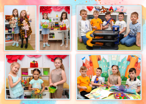 Выпускной альбом, детский сад, Москва, фотоальбом, фотостолица, акварель